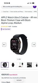 APPLE Watch Ultra 3 Cellular - 49 mm