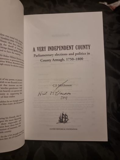 A Very Independent County: Parliamentary Elections and Politics in County Armagh, 1750-1800