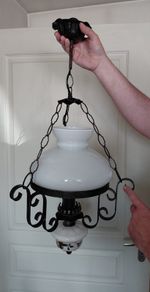 Antique French lustre ceiling lamp