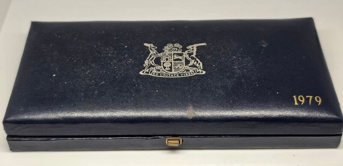 South Africa 1979 Proof Coin Set in Original Holder