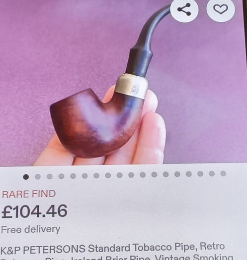 two K&P Peterson pipes