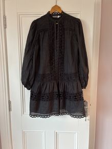 Mint Velvet Black Mini Dress