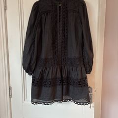 Mint Velvet Black Mini Dress
