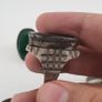 Antique Ring Collection Lot of 15 Brass Stone & Glass Rings Image 3