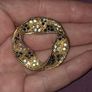 Vintage Eternal Circle Brooch Image 5