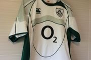 Ireland Rugby Jersey. Grand Slam Winners 2009. Official Canterbury Mens Alternate Jersey. Authentic Original From 2009. Not A Modern Day Remake.