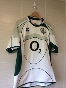Ireland Rugby Jersey. Grand Slam Winners 2009. Official Canterbury Mens Alternate Jersey. Authentic Original From 2009. Not A Modern Day Remake.