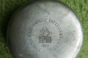 Antique Bushmills Distillery Pewter Pocket Flask, English 1608