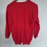 Red Summum V- Neck Image 3
