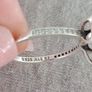Pandora pear drop silver ring Image 5