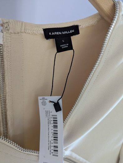 Karen Millen bondage zip new dress