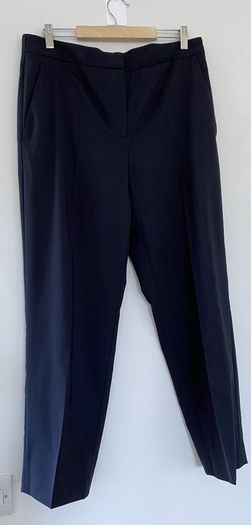 Massimo Dutti Pleaded Extra Fine Wool Trousers