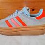 2025 adidas gazelle bold Size 5.5 eu 38 2/3 clear sky/solar red in excellent condition Image 6