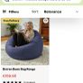 Large Outdoor Bean Bag and Decathlon tennis swing ball Image 6