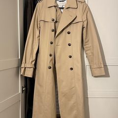 HOBBS Trench Coat Double-breasted Trench Coat With Buckled Belt