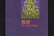 1997 Ireland Christmas Commemorative Stamp Booklet Mint Never Hinged (MNH). Hibernian HB60