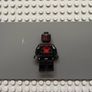lego super heroes sh0540 Spider-Man (Miles Morales) minifigure- Red Webbing on Head, Black Hands Image 2
