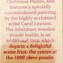 Rare Vintage 1998 Ravensburger Christmas Jigsaw Puzzle 1000 Pieces Limited Edition Brand New Sealed Image 3