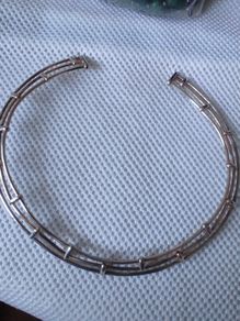 Old Florence sterling silver collar necklace
