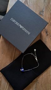 Emporio Armani Sterling Silver Lapis