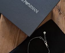 Emporio Armani Sterling Silver Lapis