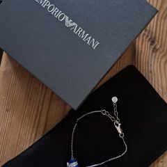 Emporio Armani Sterling Silver Lapis