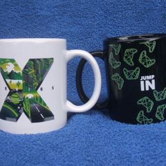 X-BOX (Microsoft gaming) - "Jump In" & X-Series promotional / merchandise mugs (clean unused condition)