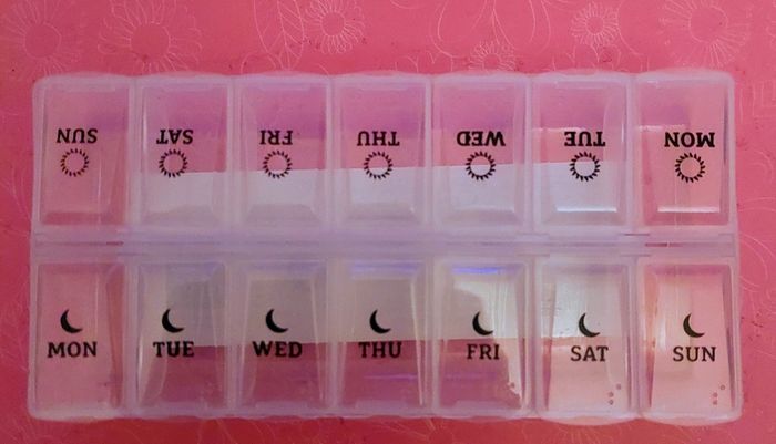 Weekly Tablet Box Organiser