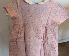 Kirbee Girls Pink Floral Dress (Size 5-6 Years)
