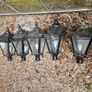 Antique cast iron lamps (5 available,  sold in one lot) Image 2