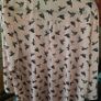 H&M Salmon Pink Hummingbird Blouse , UK 18 , Excellent Condition Image 6