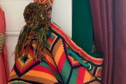 Carpisa Colorful Boho Bucket Bag