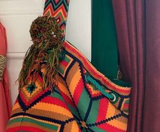 Carpisa Colorful Boho Bucket Bag