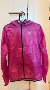 Ziener Narus Kids/Teens Pink Windbreaker Rain Jacket - Size 176 (Age 15-16)