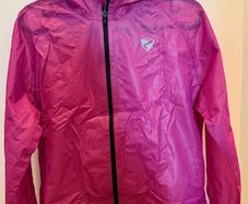 Ziener Narus Kids/Teens Pink Windbreaker Rain Jacket - Size 176 (Age 15-16)