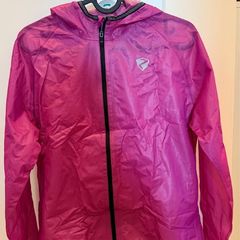 Ziener Narus Kids/Teens Pink Windbreaker Rain Jacket - Size 176 (Age 15-16)