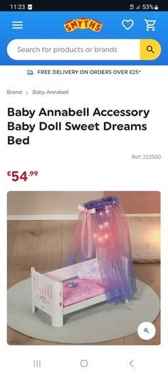 Baby annabel accessories - bed, car seat and carrier