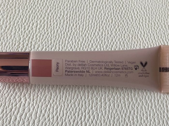 Delilah in bloom radiant liquid blush shade peony 12ml