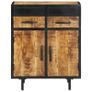 Sideboard 60x30x75 cm Rough Mango Wood Image 3