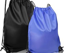 2PCS Drawstring Bags,PE Bags Drawstring Gym Bag,String Swimming Bag Trainer Bag Personalised Drawstring Bag, Suitable for Sports, School, Gym, Travel, Swimming and Various Activities