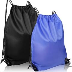 2PCS Drawstring Bags,PE Bags Drawstring Gym Bag,String Swimming Bag Trainer Bag Personalised Drawstring Bag, Suitable for Sports, School, Gym, Travel, Swimming and Various Activities