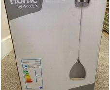 NEW Light grey pendant never opened