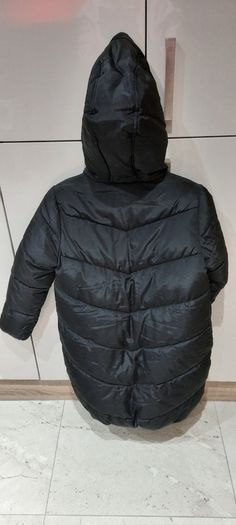 Girls M&S coat black age 10/11