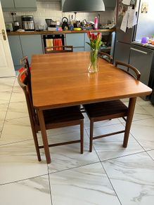 Macintosh Mid century table & chairs
