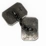 9ct Gold on Sterling Silver Cufflinks Image 2