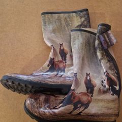 New Equestrian boots size 11 steel shank
