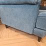 3 seater couch. Ikea Esseboda Tallmyra blue with dark wooden legs Image 10