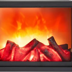 NEW SALE | Electric Fire, Electric Fireplace | Fireplace with LED Flame Effect | Battery Powered Lamp