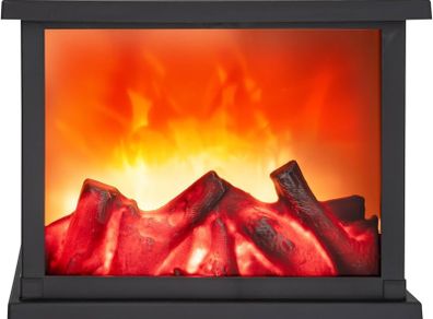 NEW SALE | Electric Fire, Electric Fireplace | Fireplace with LED Flame Effect | Battery Powered Lamp