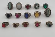 Old World Jewellery Collection 15 Mixed Brass Statement Rings